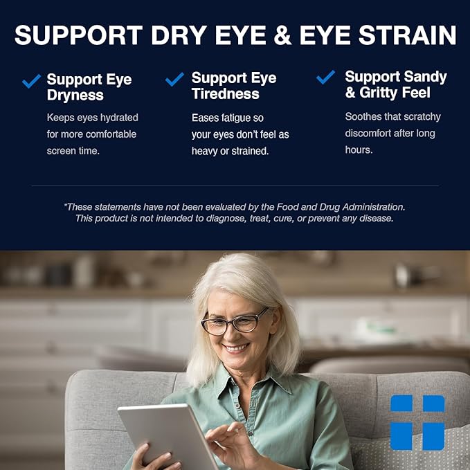 Opti + AREDS 2 Supplements | Vision &amp Eye Health Supplements for Adults | Includes Lutein Zeaxanthin Zinc and Vitamin C for Macular Support* | 90 Softgels / 45 Servings