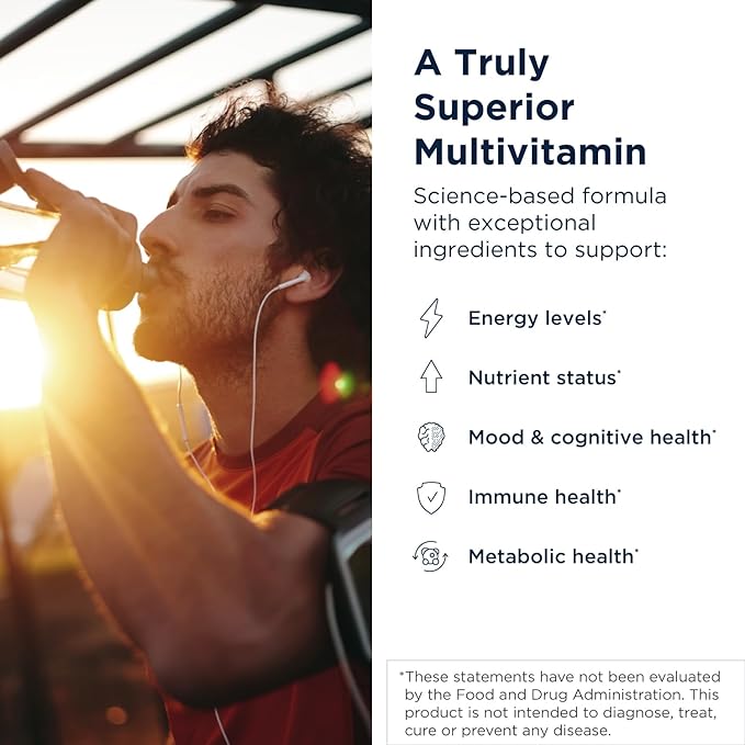 Designs for Health Methylated Multivitamin for Women &amp Men - Twice Daily Multimineral Supplement &amp Multivitamin Without Iron + Methylated B12 and Folate Vitamin C K D E + More (60 Capsules