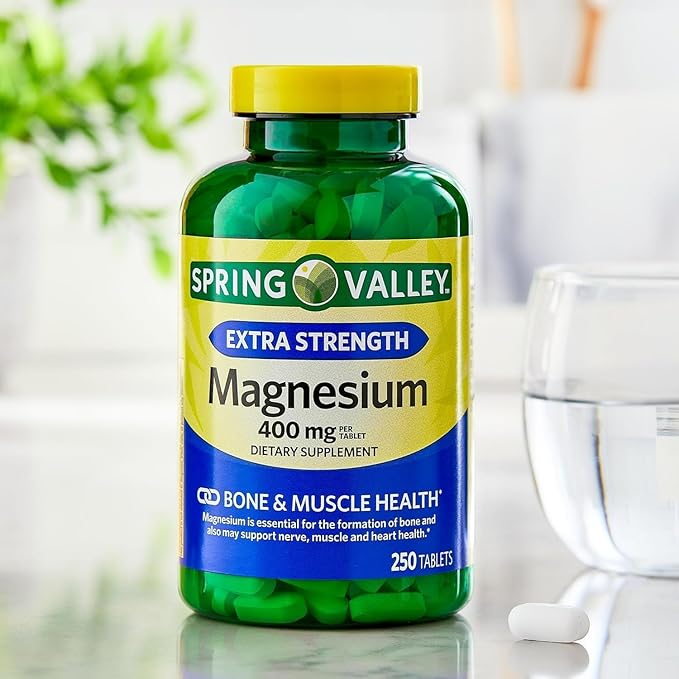 Magnesium 400 Mg 250 Tablets Pack of 1 +Vls Sticker