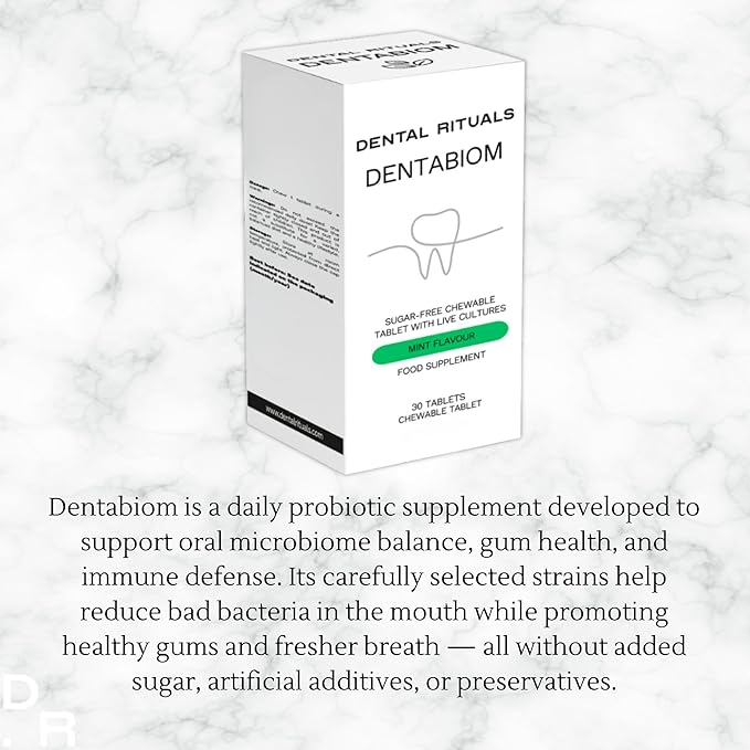 Dentabiom Bundle – Adult &amp Kid Probiotic Chewable Tablets for Oral Health Sugar-Free 60 Count (Mint + Blueberry)