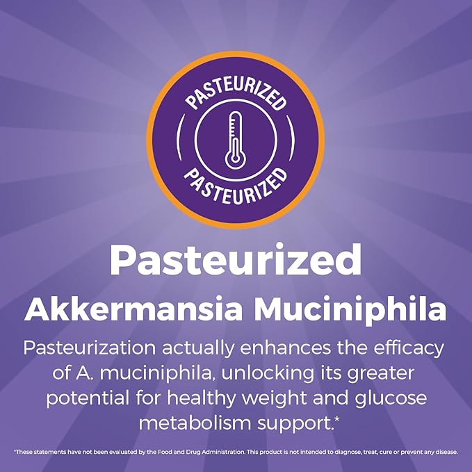 NewRhythm Akkermansia Muciniphila for Women &amp Men 200B TFU Naturally Increase GLP-1 Metabolism Booster Gut Lining Repair Cranberry Blueberry Pomegranate Extracts Vegan 60 Caps