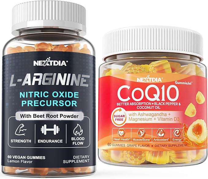 Sugar-Free CoQ10 200mg + L Arginine Gummies