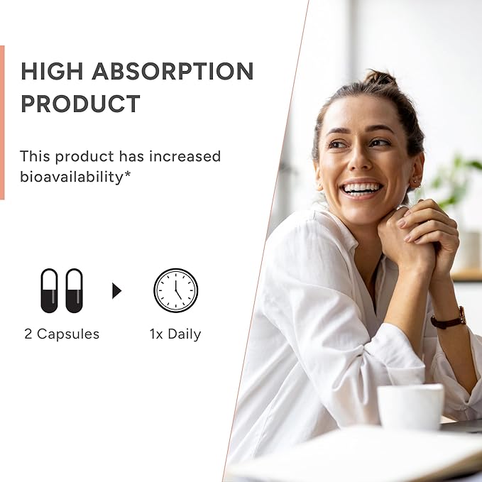 High Absorption Quercetin with Bromelain Vitamin C and Zinc - 500mg Quercetin Phytosome - 50x More Absorption - Supports Immune Function &amp Cellular Health - USA Manufactured Supplement - 60 Capsu