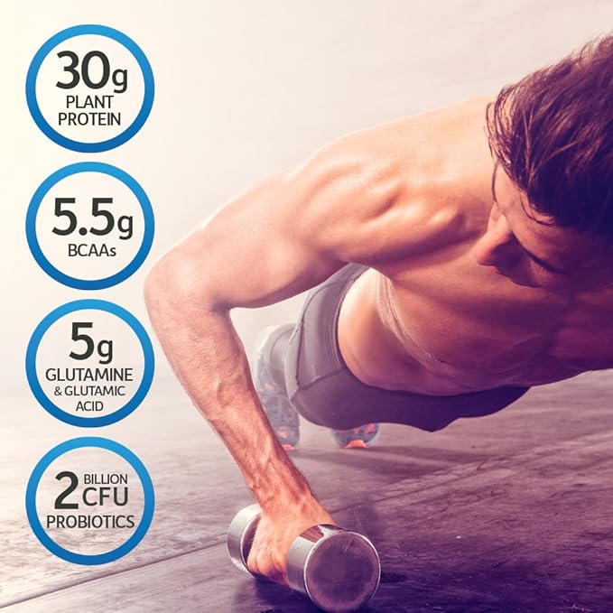 Garden of Life Organic Vegan Unflavored Protein Powder 22g Complete Plant Based Raw Protein &amp Organic Vegan Sport Protein Powder Vanilla - Probiotics BCAAs 30g Plant Protein