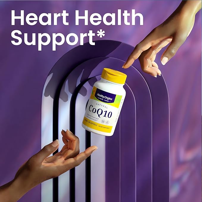 Healthy Origins® CoQ10 600 mg – Natural Trans-Isomer Ubiquinone – Yeast Fermented Supports Heart Health &amp Cellular Energy – Non-GMO 30 Softgels
