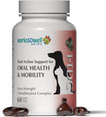 1TDC WorksSoWell Dual Action Hip and Joint Supplement for Dogs &amp Cats - for Large &amp Small Breed - Great for Oral Health Stamina Recovery &amp Arthritis Pain Relief -60 ct