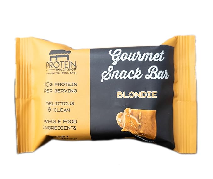 Gourmet Protein Brownie &amp Blondie Bars | High Protein Gluten-Free Honey-Sweetened No Seed Oils or Preservatives – Protein Snack Shop (20 Classic Blondie)