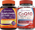 Doctor's Recipes CoQ10 200mg &amp Sunflower Lecithin 1200 mg