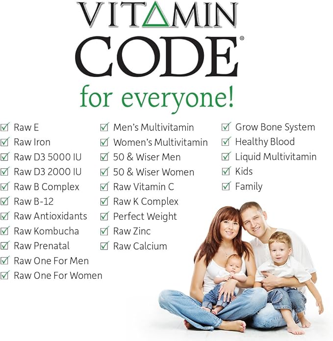 Garden of Life Raw Calcium Supplement for Women and Men - Vitamin Code Made from Whole Foods with Magnesium K2 Vitamin D3 and Vitamin C Plus Probiotics for Digestion 60 Capsules (Pack of 6)