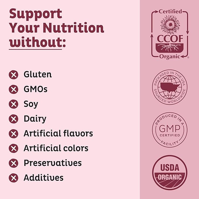 KOS Organic Beet Root Powder USDA Organic - Natural Nitric Oxide Booster Superfood Plant Based Beetroot Antioxidant Supports Active Lifestyle &amp Healthy Circulation Soy &amp Gluten-Free - 90 S
