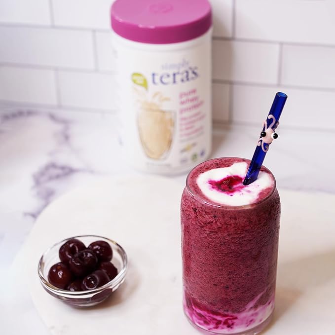 simply tera's Pure Whey Protein Powder - Grass Fed Vanilla Whey Protein Powder Clean Made Without Artificial Sweeteners Non-GMO Kosher rBGH-Free Soy-Free - 12 Oz.