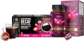 VINIA Blood Flow Energy Bundle | Piceid Resveratrol Capsules 30 Count + Decaf Coffee K-Cup Pods 60 Count | Nitric Oxide &amp Heart Health Support | Caffeine-Free Energy | Non-GMO