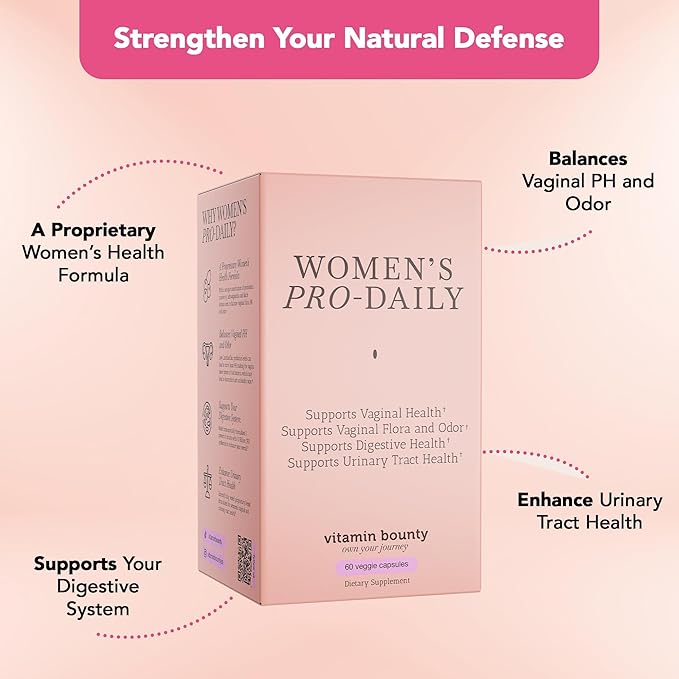 Vitamin Bounty Women's Pro Daily Probiotic and Multi Collagen Complex Plus for Women's Daily Health Support