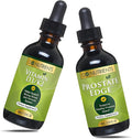 Go Nutrients Liquid Vitamin D3 with K2 (MK-7) Drops &amp Prostate Edge Prostate Supplement for Men with Pygeum and Saw Palmetto Extract Vitamin D3 and K2 Liquid Vitamin Drops That Help Emotional Stat