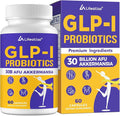 Lifeatlas GLP-I Supplement Probiotic | GLP-I with 30 Billion AFU Akkermansia Probiotic Akkermansia Probiotics for Women and Men Daily GLP-I Supplement 1 Pack - 60 Count