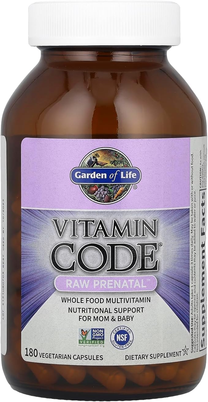 Garden of Life Vitamin Code® RAW Prenatal™ 180 Vegetarian Capsules