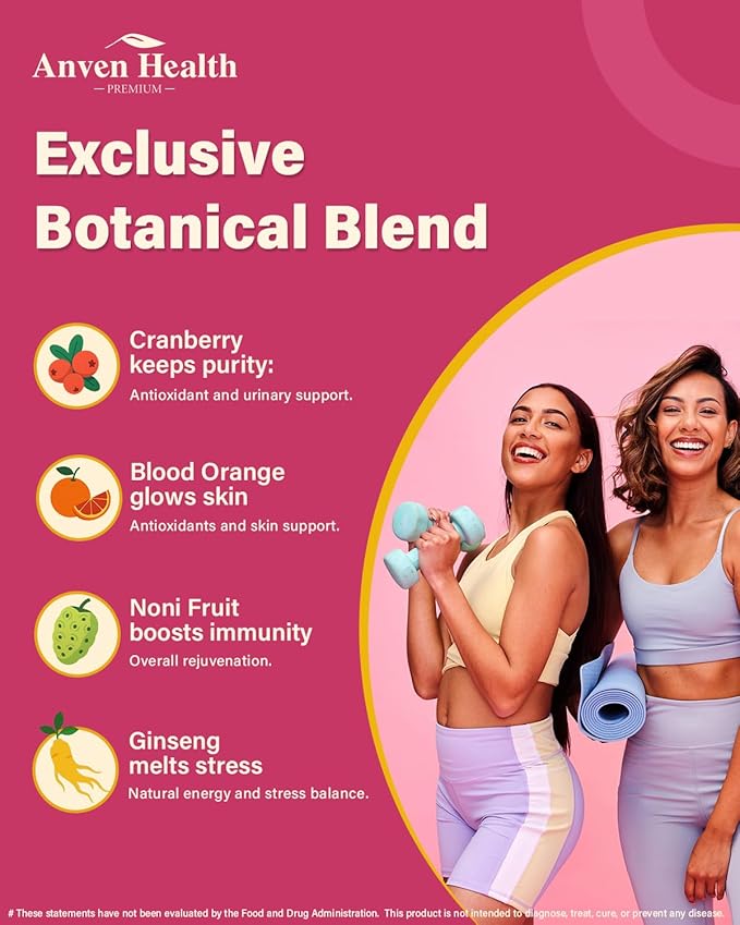 Probiotics and Organic Prebiotics for Women pH Balance &amp Digestion- 60 Billion CFU Vaginal Probiotics with Cranberry D-Mannose Vegan &amp Non-GMO for Urinary Tract &amp Immune | 90 Caps