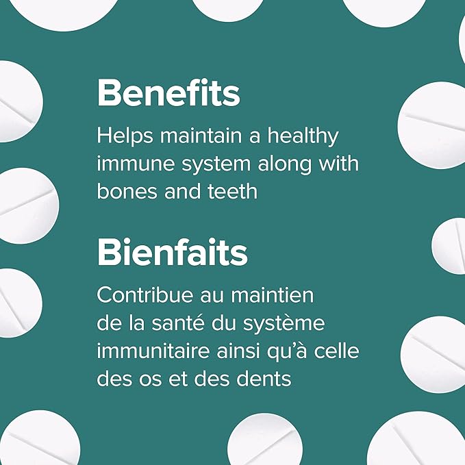 Webber Naturals Vitamin D3 1000 IU 500 Tablets