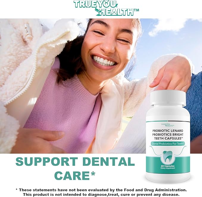 Probiotics Bright Teeth Capsules - Our Best Dental Probiotics White Teeth Support - Dental Probiotics Bright Whitening Teeth Mousse Alternative Capsules - Probiotics for Teeth Probiotic Mouth