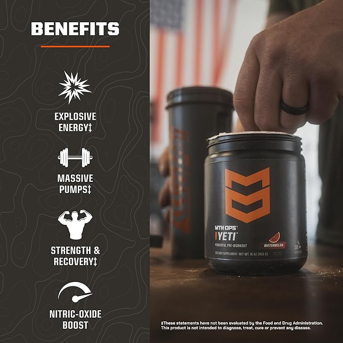 MTN OPS Magnum Clear Blue Raspberry Coconut &amp Yeti Preworkout Blue Raspberry Bundle