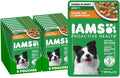 IAMS Proactive Health Adult Wet Dog Food Chicken Peas and Carrots Recipe 3.5 oz. Pouch (16 Count Pack of 1)