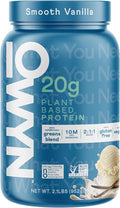 OWYN Only What You Need Dairy Free Protein Powder with 20g Protein Probiotics Superfoods Greens Pea Chia and Pumpkin Seed Blend (Smooth Vanilla 2.1 Pound - Pack of 1)