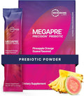 Microbiome Labs MegaPre Prebiotic Fiber Powder for Women Men &amp Kids - Pre-Dosed Prebiotic Fiber Supplement Powder with Clinically Tested Oligosaccharides - Pineapple Orange Guava (30 Drink Packet