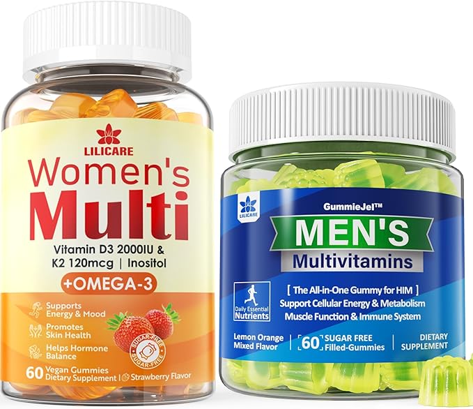 Mens Multivitamins Gummies &amp Womens Multivitamin Gummies