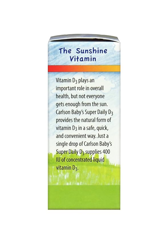 Carlson Labs Super Daily D3 Baby 400 IU - 0.35 oz.