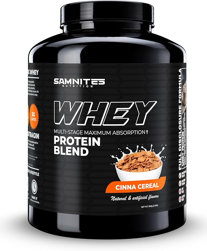 Whey Protein Blend Cinna Cereal Whey: Full-Disclosure Ultra-Delicious Premium Protein