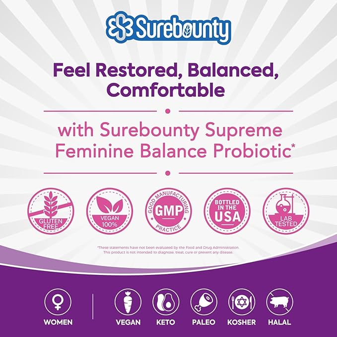 Women's Probiotic 200 Billion CFU Prebiotics + Digestive Enzymes + Cranberry 60 Caps