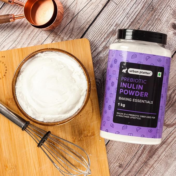 Inulin Powder 1Kg [Fructo Oligo Saccharides Prebiotic &amp Rich in Fiber FOS]