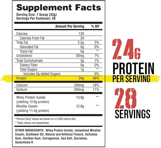 Apollon Nutrition 50/50 Formula-X | Whey Isolate and Casein Protein | 2 lb (Salted Peanuts)