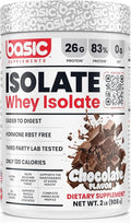 Basic Whey Protein Isolate 26g Protein 0g Fat Gluten-Free RBST-Free Rapid Absorption 110 Calories