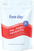 FIRST DAY Women’s Good Gut Tribiotic Gummies – 3-in-1 Prebiotic Probiotic &amp Postbiotic Supplement – Supports Immune Function and Digestive Oral Skin &amp Vaginal Health – 30-Day Supply