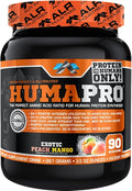 Humapro | Amino Acids Protein Matrix for Humans | 99% Utilization for Lean Muscle | Vegan Gluten Free | 667g / 90 Servings (Exotic Peach Mango)