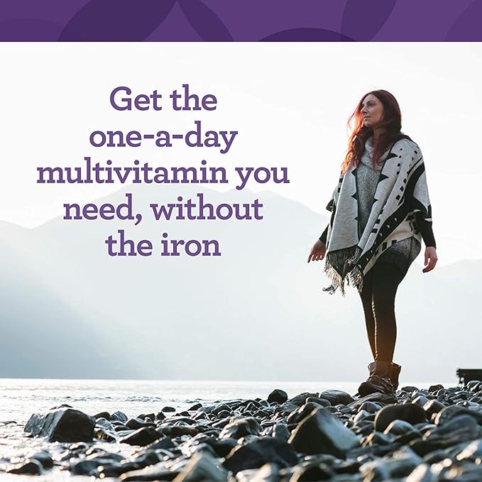 INNATE Response Formulas One Daily without Iron - Iron-Free Daily Multivitamin - With B Vitamins - Vegetarian Non-GMO and Kosher - Made Without 9 Food Allergens - 60 Count (60 Servings)