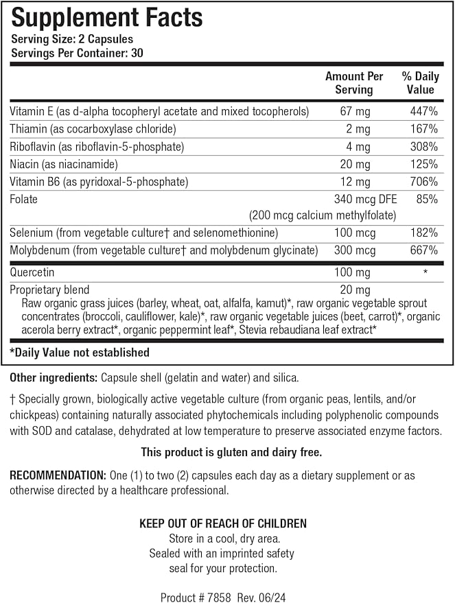 Biotics Research TolerAid – Designed and Clinically Tested by Dr. Mark Force Supports Healthy Functioning of Liver Detoxification Pathways Urea Cycle Methylation. Vitamin E Riboflavin 60 Capsules