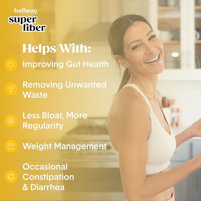 Bellway Super Fiber Powder + Fruit Pineapple Passion Fruit Super Fiber + Greens