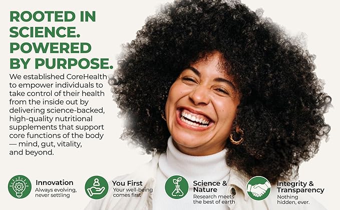 Gut-Brain Synergy Probiotic &amp Nootropic – 30Billion CFU Psychobiotic + Prebiotic with Ashwagandha L-Theanine &amp Zinc for Gut Health Mood Support Stress Relief Bloating Relief &amp Brain Fo