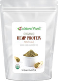 Organic Hemp Protein Powder - Unflavored Unsweetened - Plant Based Superfood for Smoothies Shakes Meal Replacement Snacks Recipes - Raw Vegan Non GMO Gluten Free - Bulk 5 lb Size