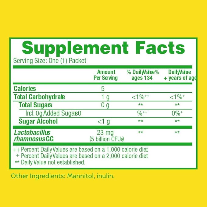 Culturelle Kids Probiotics for Digestive &amp Immune Health 50 Packets + 30 Count Veggie Fiber Gummies Ages 1+