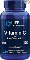 Life Extension Super Omega-3 Fish Oil Sesame &amp Olive Extract with Vitamin C &amp Bio-Quercetin Phytosome - 240 Softgels &amp 250 Tablets