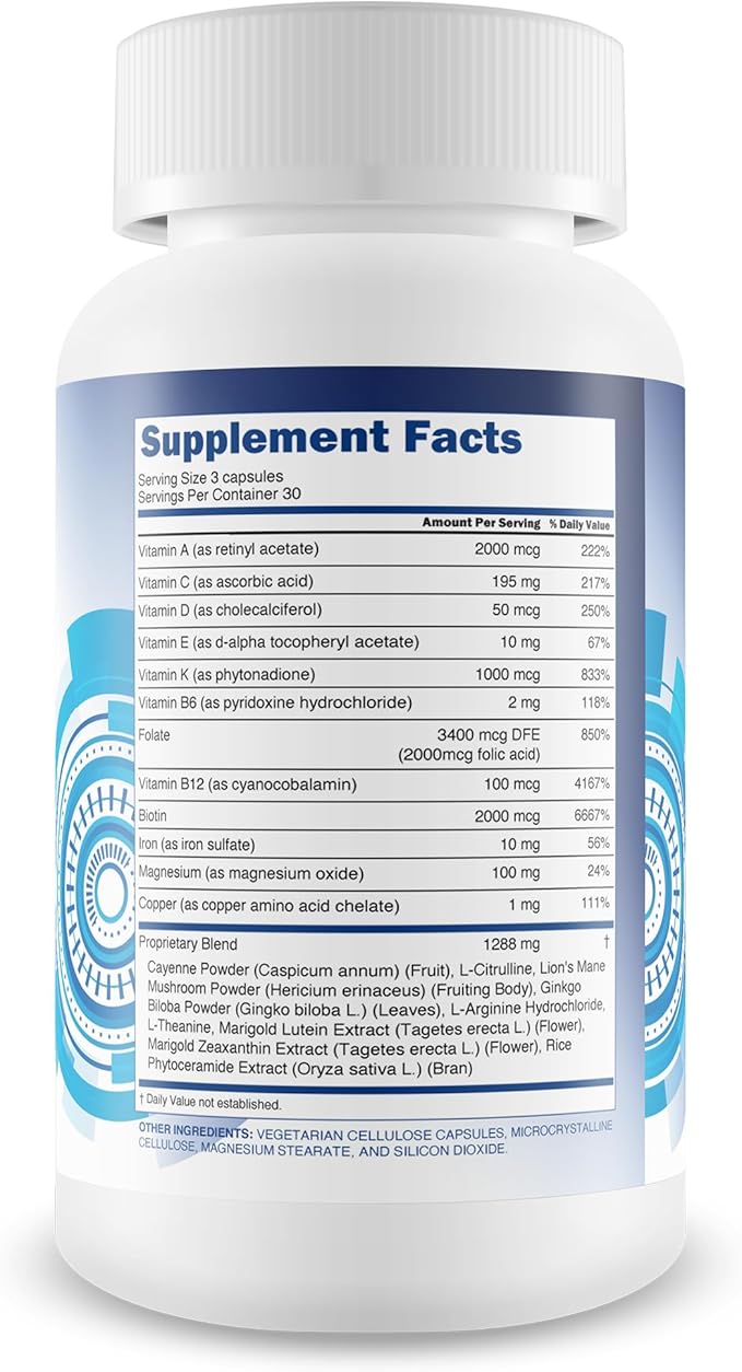 Vision Support Blueberry Method - Our Best Eye Vision Supplement - Lutein Zeaxanthin &amp Vitamin A Supplement For Eyes - Healthy Eyes Vitamins Lutein And Zeaxanthin Berry Trick - Operation Clearview
