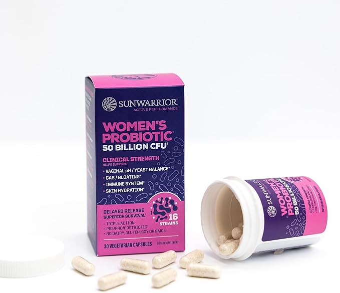 Probiotic for Gut Health 50 Billion CFU Probiotics Supplement Capsules 16 Strains Prebiotics Postbiotics for Women Gut Immune Colon Health Energy Endurance Support Soy-Free Non-GMO 30 Capsule Serving