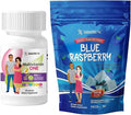 BariatricPal 30-Day Bariatric Vitamin Bundle (Multivitamin ONE 1 per Day! Capsule with 60mg Iron and Calcium Citrate Soft Chews 500mg with Probiotics - Blue Raspberry)