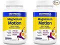 Enzymedica Magnesium Motion with 3 Forms of Magnesium ATA Mg Glycinate Malate Soothes Occasional Aches Supports Bones &amp Muscles 60 Count (Pack of 2)