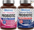 Probiotic Bundle 4-in-1 Feminine Probiotic (30ct) &amp Supreme Restore Probiotic (60ct) 2 Packs Cranberry Vaginal Support GI Tract Balance Vegan Non-Dairy