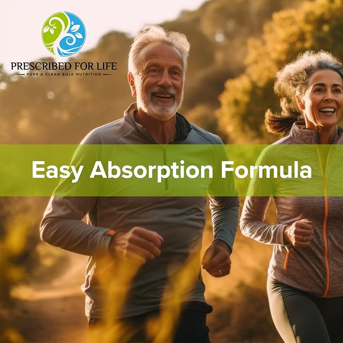 Prescribed for Life Calcium Citrate Malate Pure Vegan Calcium Powder Easy Absorption Formula Non GMO Filler &amp Additive Free (340g)