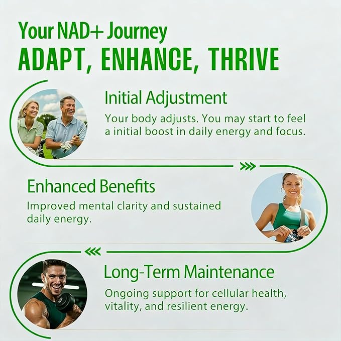1PCSLumine Organics NAD+ Supplement for Energy Metabolism Support Liposomal Capsules Containing ResveratrolNicotinamide Ribosidean &amp QuercetinAlternative to NMN SupplementGluten-FreeVegan (1P